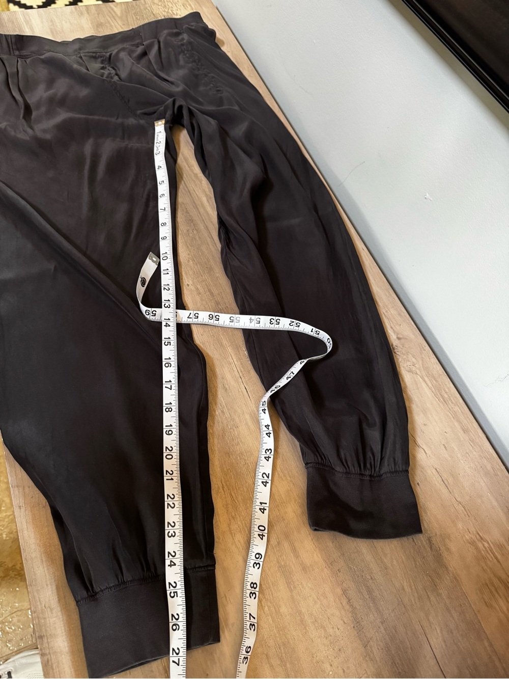 ATM Anthony Thomas Melillo Black Cropped Jogger Pants - Picture 9 of 11